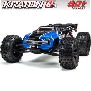 ARA106040T2 V4 ARRMA 1:8 KRATON 6S BLX 4WD Brushless Speed Monster Truck with Spektrum RTR, Blue