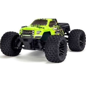 ARA102714T1 ARRMA 1/10 GRANITE MEGA 550 Brushed 4WD Monster Truck RTR, Green/Black