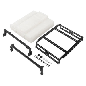 VVV-C1169 Overland Bed Rack w/Rooftop Tent for Axial 1/10 SCX10 III Jeep JT Gladiator