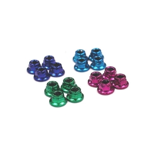 C23448  M3 Size Wheel Nut (4 Color) 16pcs Set