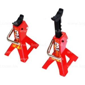 TOP80136r Topjack Stands / 3 Tons (2) (Red)