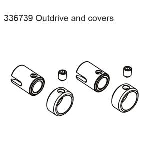 336739  outdrive and covers connecting cup