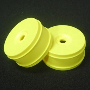 L-T397Y 1/8 Scale Buggy Dish Wheel (Yellow) (2), 반대분/17mm Hex