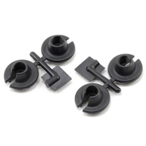 73152 Black Shock Spring Cups R11; Losi, Traxxas, Assoc. MGT &amp; HPI Savage Shocks