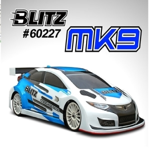 60227-07 BLITZ MK9 1/10 190mm Hatchback Body-shell 0.7mm( FF/FWD chassis.)