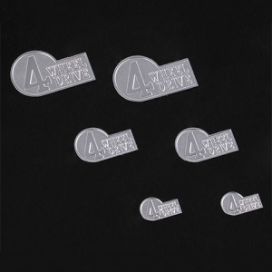 Z-S1130 RC4WD 1/10 4 Wheel Drive Emblem Set