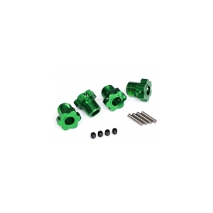 AX8654G    Wheel hubs, splined, 17mm (green&amp;nbsp;&amp;nbsp;