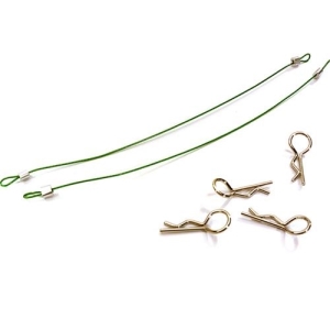 (추천 바디핀, 와이어) Secured Body Clip (4) with 120mm Retainer Link