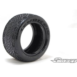 SW-10124SC 1/10 Tendroid 2.4&quot;, 4WD rear, SILVER compound, closed cell foam