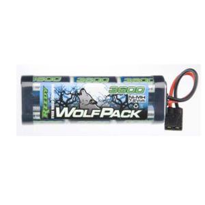 AAK698 Wolfpack 6C 7.2V 3600mAh NiMH Stick TRA Plug