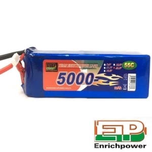 5000-55C-6S  EP파워 5000mah 22.2V 55C 6셀 리포배터리