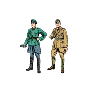TA25154&amp;nbsp;1/35 German Officer&amp;Tank Crew