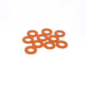 ZR-AS305O Aluminum Shim 3x6x0.5mm 10pcs Orange