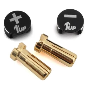 190412 LowPro Bullet Plugs &amp; Grips - 5mm - Black/Black