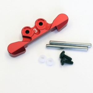 KYMBW025R-3 Aluminum Rear Sus Mount (3-deg/Red)