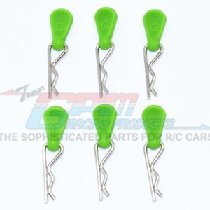 BCM005-G Body Clips + Silicone Mount for 1/5 to 1/8 Models