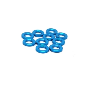 ZR-AS310B Aluminum Shim 3x6x1mm 10pcs Blue