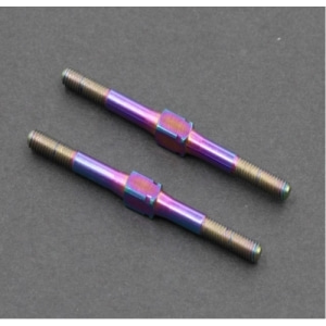 350252 Titanium M3x42mm Turnbuckle, Rainbow Color