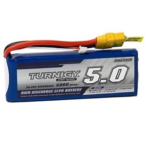 Turnigy 5000mAh 2S 30C Lipo Pack w/XT-90