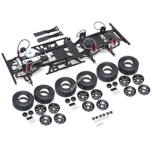 BRQ90352 /10 ARTR D130 Chassis for TRC 6x6 Defender Pickup Truck Body (Semi-Assembled)