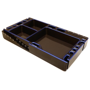 C27180BLUE  Universal Workbench Organizer 145x80x20mm Workstation Tray (Blue)