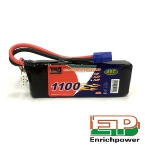 1100-3S-40C  EP 1100mAh 11.1V 40-80C (EC3잭)(1/14 Mini 8IGHT/항공용)