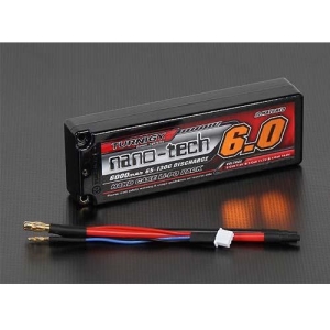 NC6000.2S2P.6 Turnigy nano-tech 6000mah 2S2P 65~130C Hardcase Lipo Pack