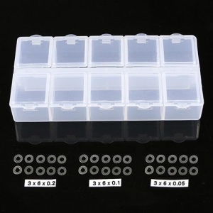 AM-020100 Shims Set For 3 x 6 With Plastic Case