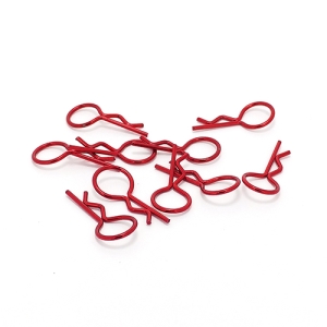 1/10 Standard Size Body Clips RED (10pcs) 바디핀