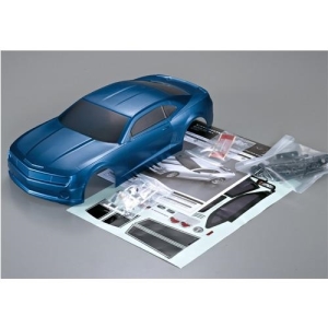 48163 2011 Camaro Body Shell Metallic-blue (Printed)