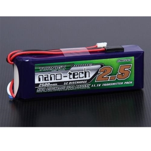 Turnigy nano-tech 2500mAh 3S1P 5~10C Transmitter Lipo Pack (최고급형 송신기 리포) 23813