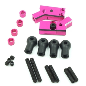 SKD4-002PK Aluminum Caster Adjustable Top Suspension Arm For 3Racing Sakura D4 Pink