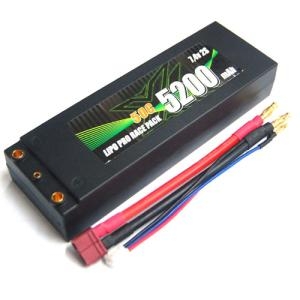 105119 XCEED Lipo Race pack 2S1P 50C - 5200mAh Hard Case (C Type)