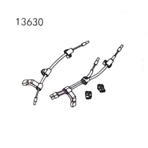 13630 Differential lock wire set (YK6101)