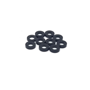 ZR-AS315K Aluminum Shim 3x6x1.5mm 10pcs Black