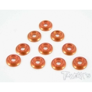 TA-004O Aluminum M3 Hex. Socket Buttom Head Washer (Orange) 10pcs. (#TA-004O)