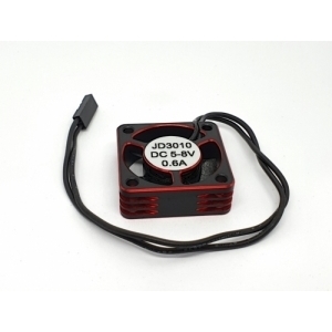 106007 Alu. Fan for ESC &amp; Motor 30x30mm -Red