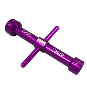 60109LP  Purple Long Two-way Hexagon Wrench（17mm，23mm）