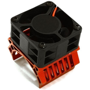 C28599RED  36mm Motor Heatsink+40x40mm Cooling Fan 16k rpm for 1/10 TR-MT10E &amp; TRX-4 (Red)