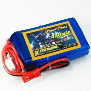 450-3S-50C GIANT POWER 450mAh 11.1V 50C Blade 180 CFX