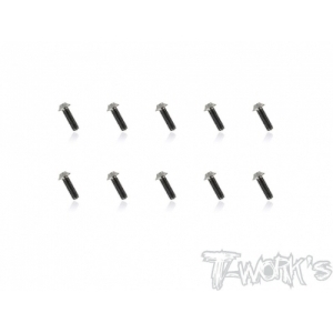 TSS-2508U 2.5x8mm 64 Titanium M2.5 Hex. Socket UFO Head Screw (10Pcs.)