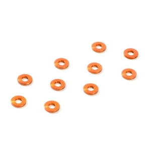 303136-O ALU SHIM 3x7x1.0MM - ORANGE (10)