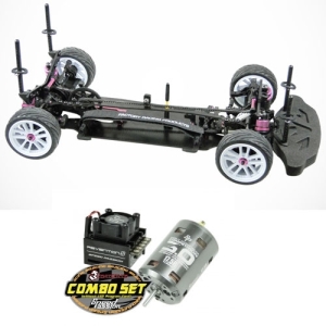 KIT-SAKXI-S 3RACING Sakura XI Sport 1/10 Touring + Speed Passion Motor &amp; ESC Combo Set