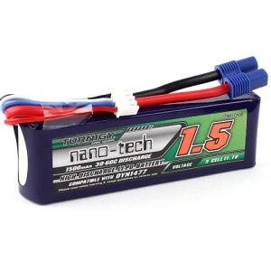 9210000123-0  Turnigy nano-tech 1500mAh 3S 30-60C Lipo Pack (Fits Losi Mini 8ight) (미니 에이트 &amp; 트러기 전용)