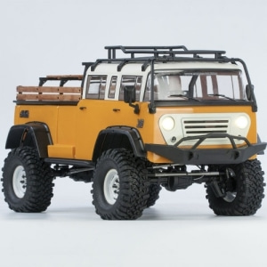 90100091 [완성품] 1/10 JT4 4x4 Scale Rock Crawler ARTR (Orange) : Jeep M677 Cargo Pickup Truck