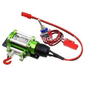 TOP80118g Alloy Winch for 1/10 Rock Crawler (Green)(윈치)