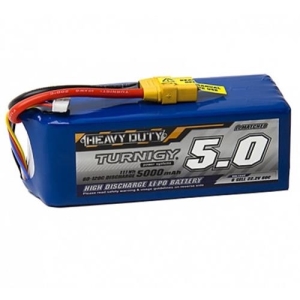 9067000243-0 Turnigy Heavy Duty 5000mAh 6S 60C ~ 120C Lipo Pack w/XT-90