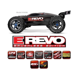 CB5608L 1/10 SCALE 4WD E-REVO 브러쉬리스버젼, 2.4G TQi 송수신기,리포배터리 2팩