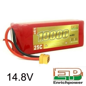 10000-25C-14.8V  EP파워 10000mah 14.4V 25C XT90 실물은 노랑색