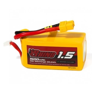 9952000022-0 Rhino 1500mAh 4S 50C Lipo Pack W/XT60